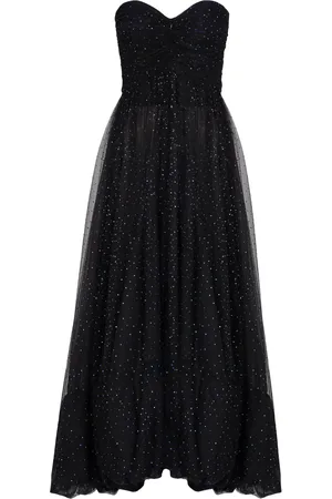 Giorgio Armani Sequin-embellished strapless dress