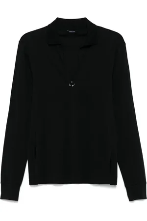 MUGLER Pierced polo shirt