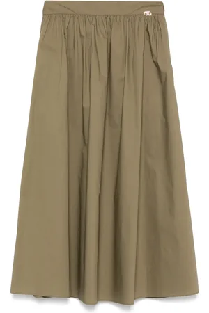 Liu Jo Poplin midi skirt