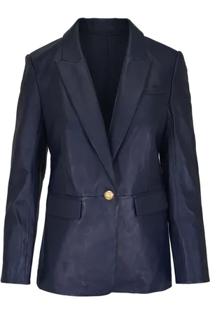 VERONICA BEARD Leather Dickey Jacket