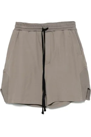 THOM KROM Waffle-effect track shorts