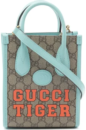 Gucci 2010s mini Tiger GG-canvas tote bag