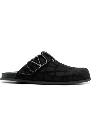 VALENTINO GARAVANI Toile Iconographe VLogo mules