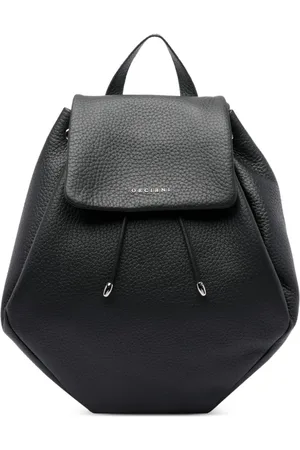 Orciani Hexagonal leather backpack