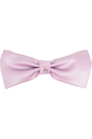 Simonetta Metallic bow-detail headband