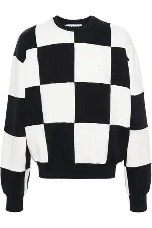SUNNEI Patchwork crew-neck sweatshirt
