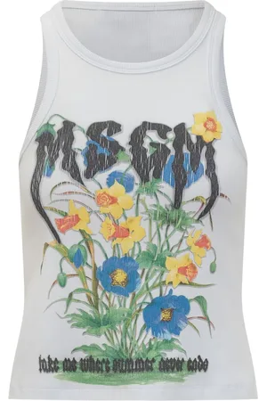 Msgm Graphic-print top