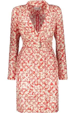 Lanvin Floral-print mini dress