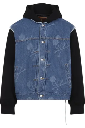 MASTERMIND Hooded denim jacket