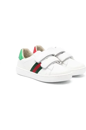 Gucci Web-detailing leather sneakers