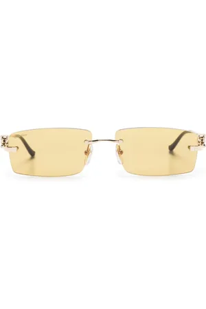 Cartier Panther rectangle-frame sunglasses
