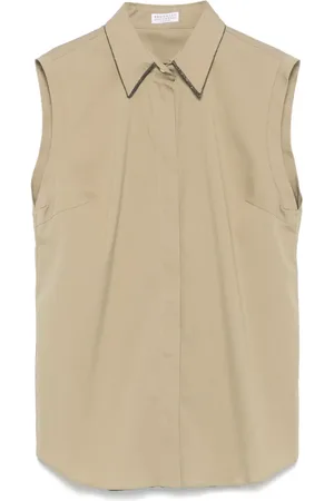 Brunello Cucinelli Monili-chain shirt