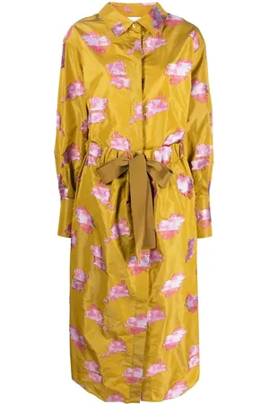 Patou Embroidered two-part shirt dress