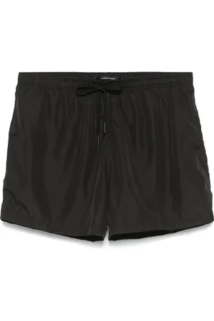 TAGLIATORE Logo-patch swim shorts