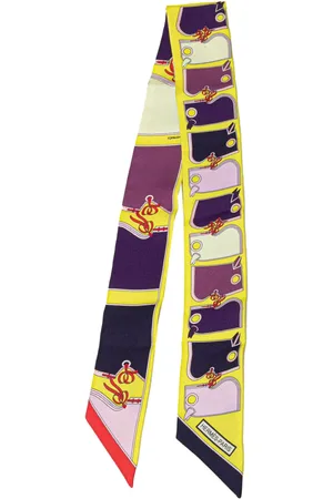 Hermès 20th Century Camails Silk Twilly Scarf scarves