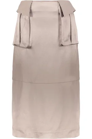 LORENA ANTONIAZZI Satin skirt