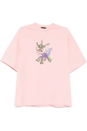 We11 Done Jeff monster drawing T-shirt