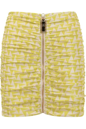 Elisabetta Franchi Geometric-pattern mini skirt