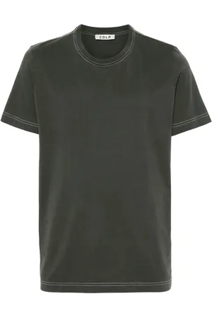 CDLP Contrast-stitching midweight T-shirt