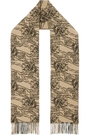 Burberry EKD reversible cashmere scarf