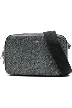 Sandro Logo-debossed messenger bag