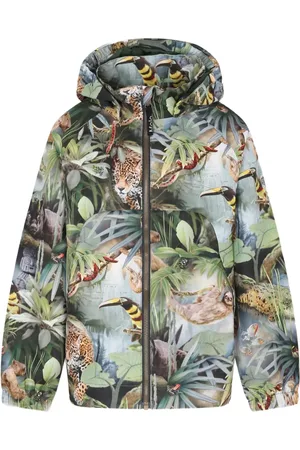 Molo Botanical-print padded jacket