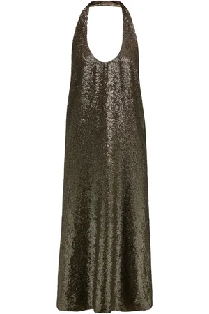 Salvatore Ferragamo Sequinned midi dress
