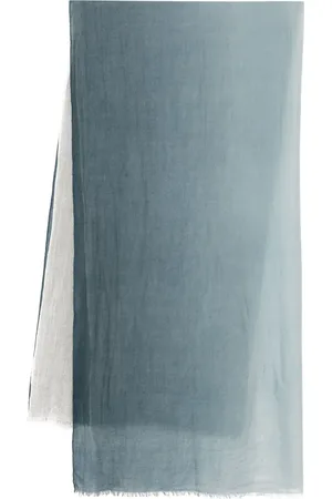 N.PEAL Dip-dye cashmere scarf