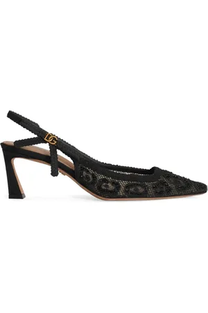 Dolce & Gabbana 60mm lace slingback pumps