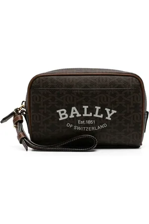 Bally Cedy monogram-print clutch bag