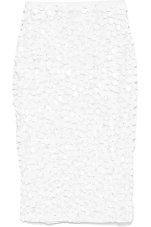 P.A.R.O.S.H. Sequinned midi skirt
