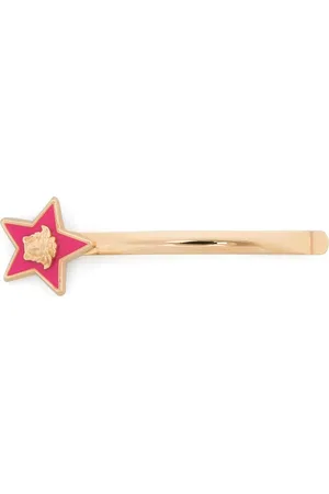 VERSACE Medusa-Head star plaque hair clip
