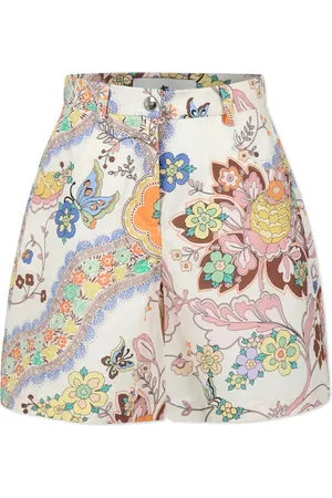 Etro Paisley-print cotton shorts