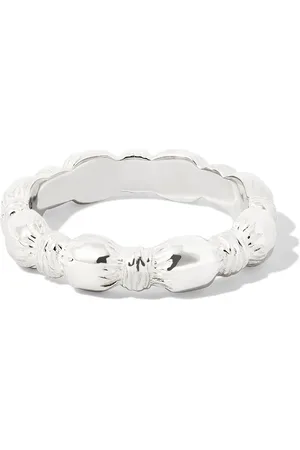 Bleue Burnham Sterling Nature Round Root ring