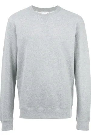 Sunspel Plain crew neck sweatshirt