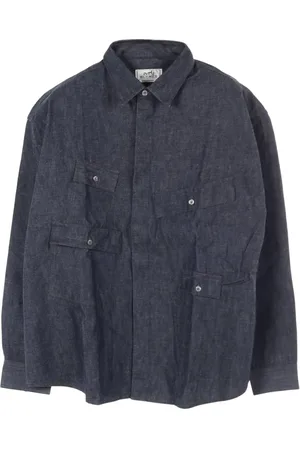 Hermès 2010s denim shirt