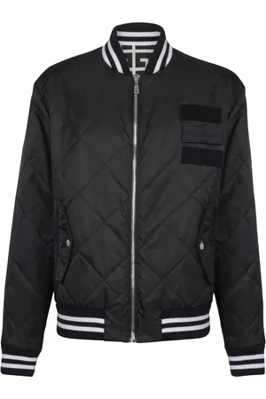 Balmain Quilted bomber jacket