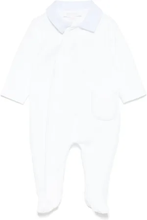 PATACHOU Logo-embroidered babygrow