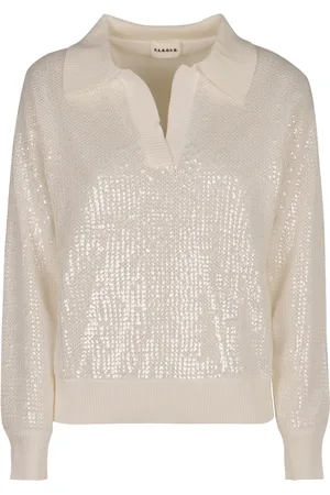 P.A.R.O.S.H. Sequinned polo top