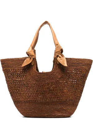 Hereu Straw tote bag
