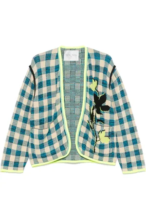 FORTE FORTE Checked cardigan