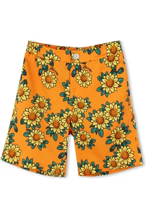Kenzo Sunflower-print Bermuda shorts