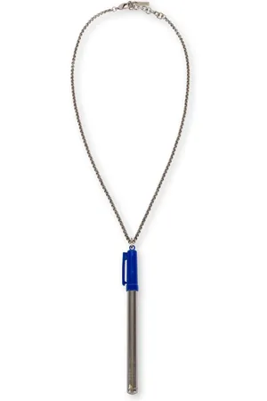 Moschino Pen-pendant chain necklace