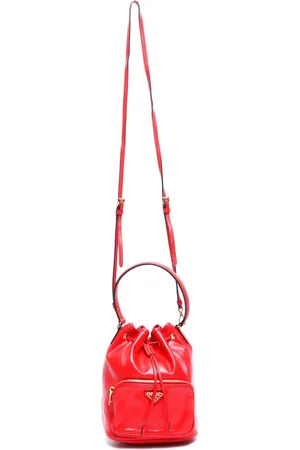 Prada Duet leather bucket bag