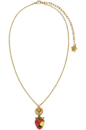 VERSACE Strawberry Garden pendant necklace