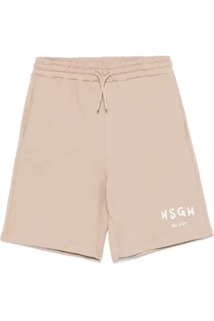 Msgm Logo-print track shorts