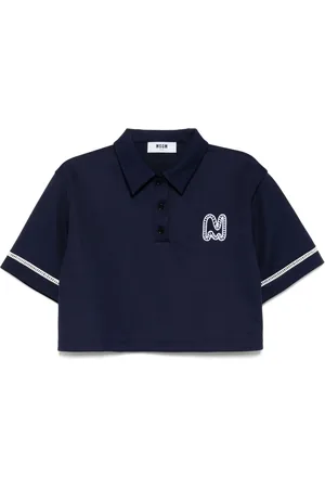 Msgm Cropped polo shirt