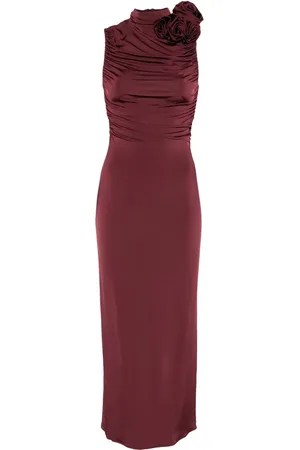 MAGDA BUTRYM Ruched midi dress