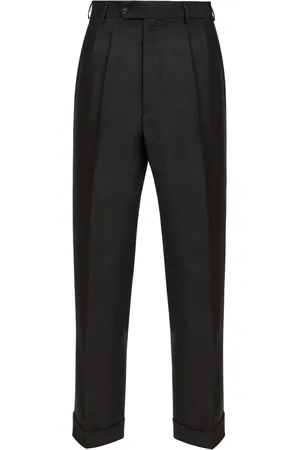 Maison Margiela Four-stitch logo tailored trousers