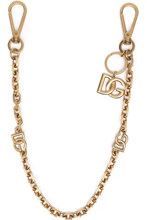 Dolce & Gabbana Logo-charm chain-link necklace